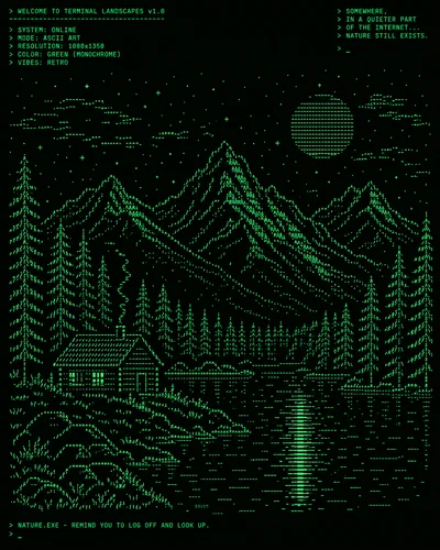 ASCII Art graphic design movement