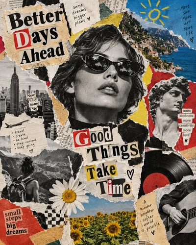 Collage Art graphic design movement