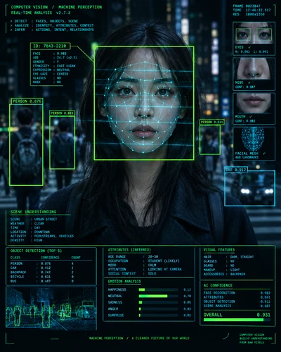 Computer Vision Aesthetic graphic design movement