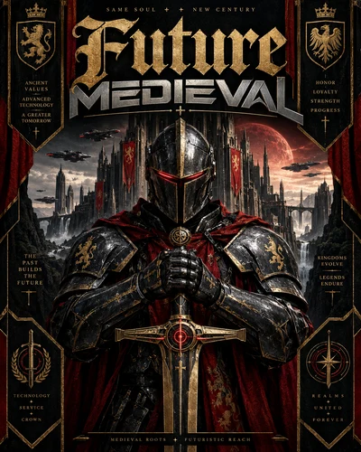 Future Medieval graphic design movement
