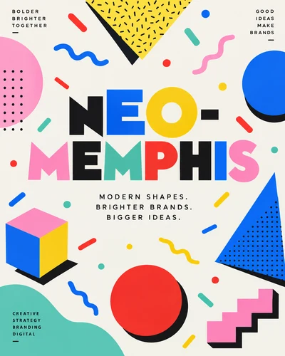 Neo-Memphis graphic design movement