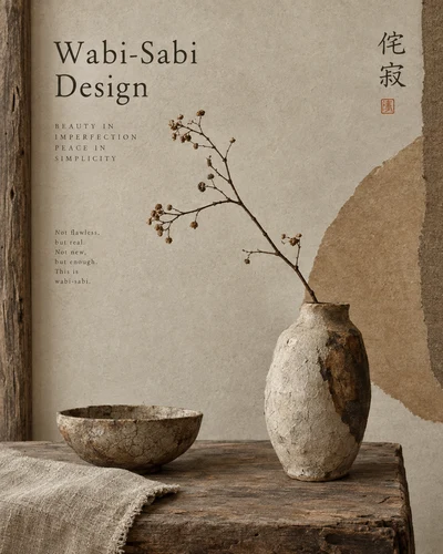 Wabi-Sabi Design graphic design movement